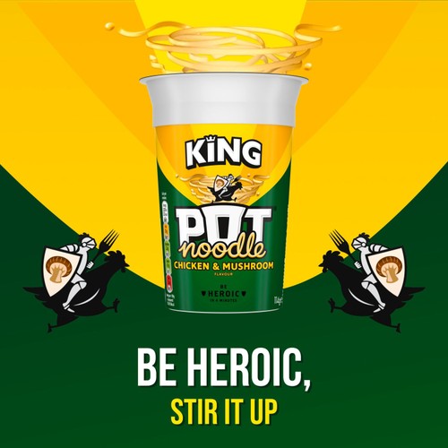King Pot Noodle Chicken & Mushroom thumbnail 6