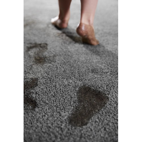 Hug Rug 50cm x 75cm Charcoal Original Plain Doormat  thumbnail 2