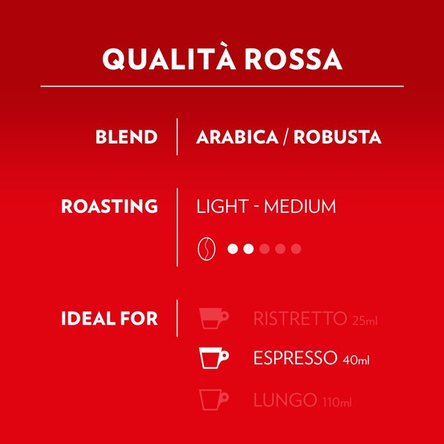 Lavazza A Modo Mio Compostable Qualita Rossa Coffee Capsules thumbnail 6