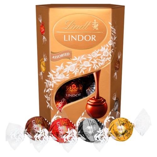 Lindt Lindor Assorted Chocolate Truffles Box thumbnail 2