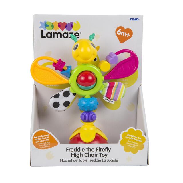 Lamaze Freddie The Firefly Highchair Toy, 6mths+ thumbnail 2