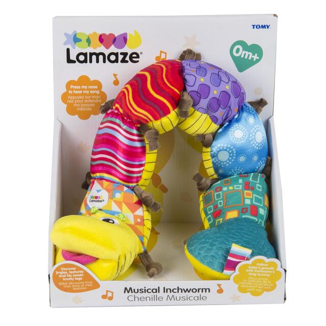 Lamaze Musical Inchworm, 0mths+ thumbnail 3