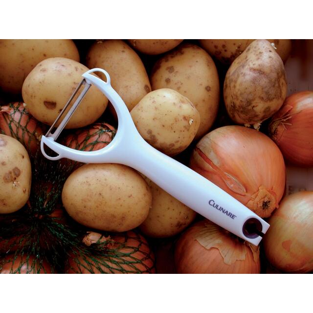 Culinare Safety Y Peeler, White thumbnail 3