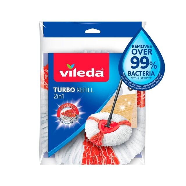 Vileda Turbo 2in1 Mop Refill thumbnail 2