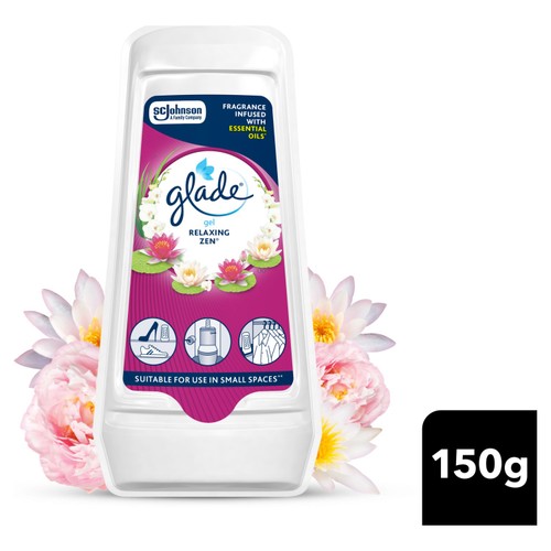 Glade Solid Bathroom Gel Relaxing Zen Air Freshener