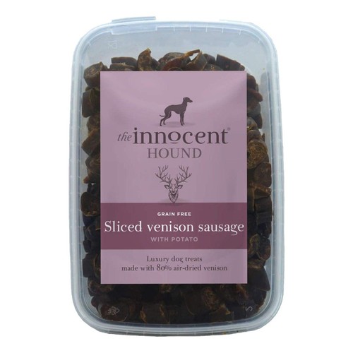 The Innocent Hound Dog Treats, Sliced Venison Sausage thumbnail 2