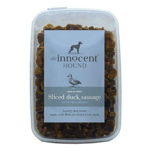 The Innocent Hound Sliced Duck Sausage with Cranberry Dog Treats thumbnail 2