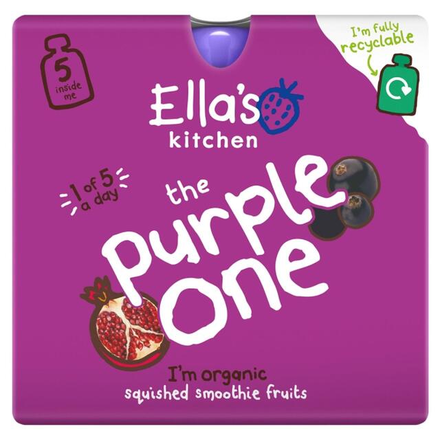 Ella's Kitchen The Purple One Smoothie Baby Food Pouch 6+ Months thumbnail 2