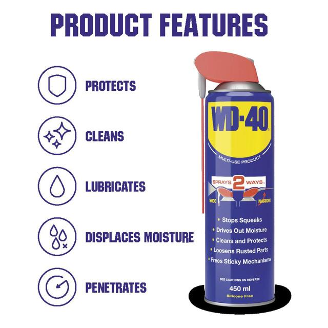 WD-40 Multi-Use Product Smart Straw 450ml thumbnail 5