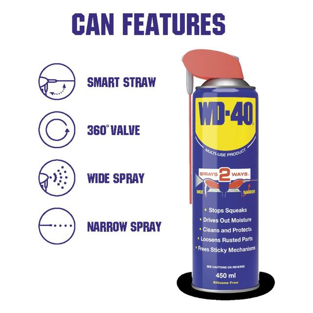 WD-40 Multi-Use Product Smart Straw 450ml thumbnail 6