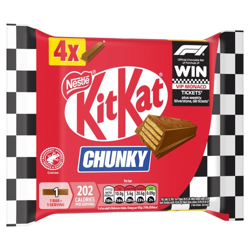 KitKat Chunky Milk Chocolate Bar thumbnail 2