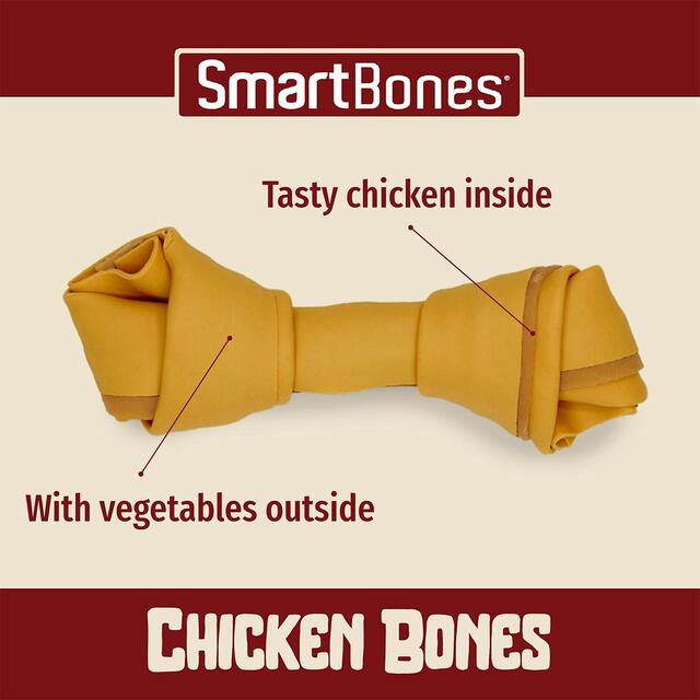 SmartBones Medium Chicken Rawhide Free Bones Dog Treats thumbnail 4