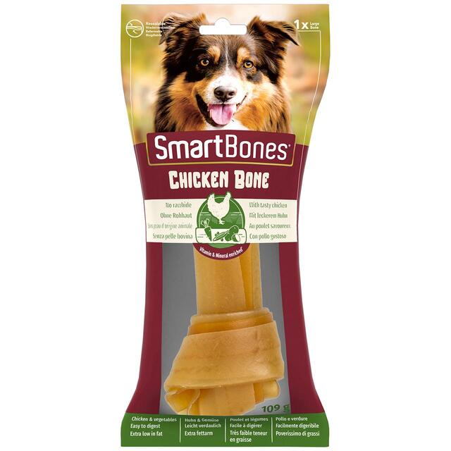 SmartBones Large Chicken Rawhide Free Bone Dog Treat thumbnail 2