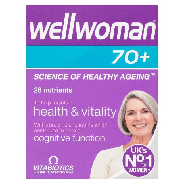 Vitabiotics Wellwoman 70+ Health & Vitality Cognitive Function Tablets