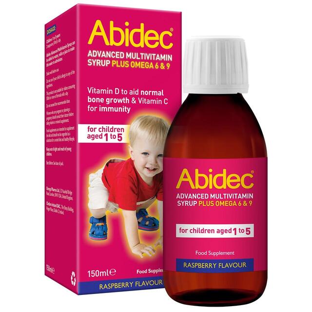 Abidec Advanced Raspberry Multivitamin Syrup