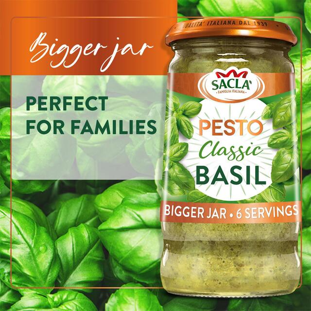 Sacla' Classic Basil Pesto thumbnail 2