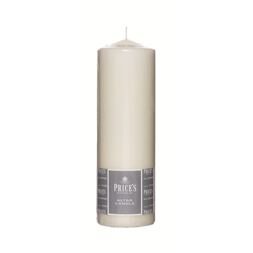 Price's Altar Candle Ivory 250 x 80 mm