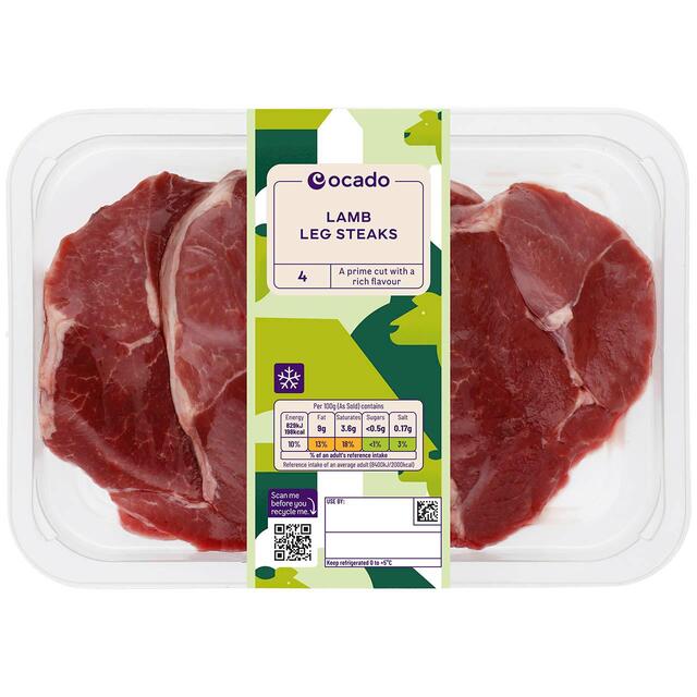Ocado 4 Lamb Leg Steaks thumbnail 2
