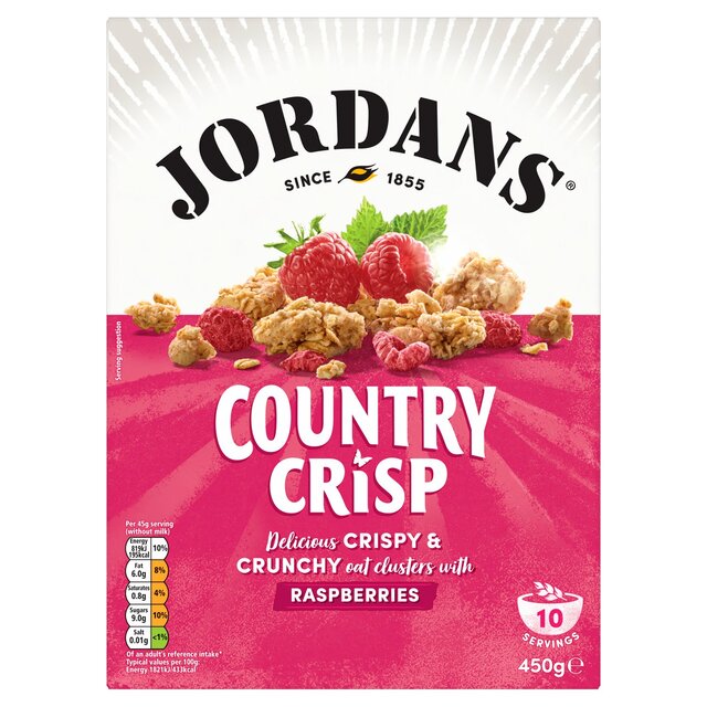 Jordans Country Crisp Raspberry Breakfast Cereal thumbnail 2