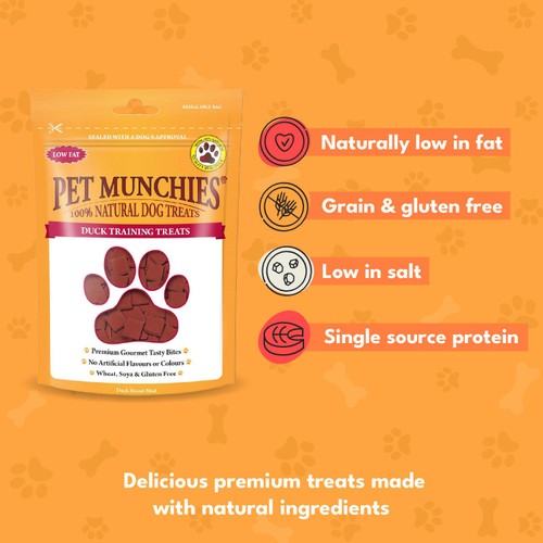 Pet Munchies Duck Dog Training Dog Treats thumbnail 2