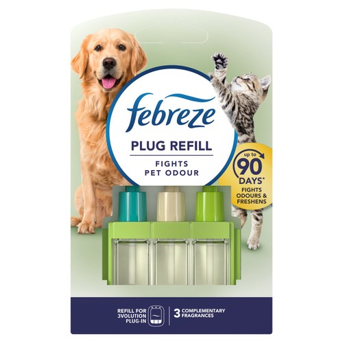 Febreze 3Volution Air Freshener Plug In Refill Pet Odour thumbnail 2