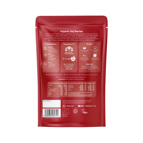 Naturya Organic Sundried Goji Berries thumbnail 2