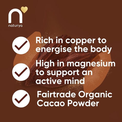 Naturya Organic Fair Trade Cacao Powder thumbnail 3
