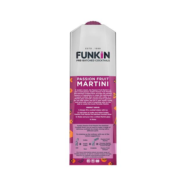 Funkin Passion Fruit Martini Cocktail Mixer thumbnail 2