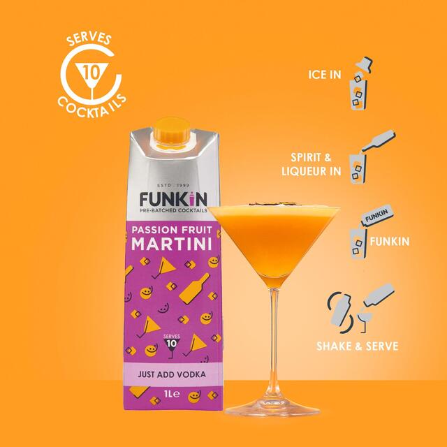 Funkin Passion Fruit Martini Cocktail Mixer thumbnail 4