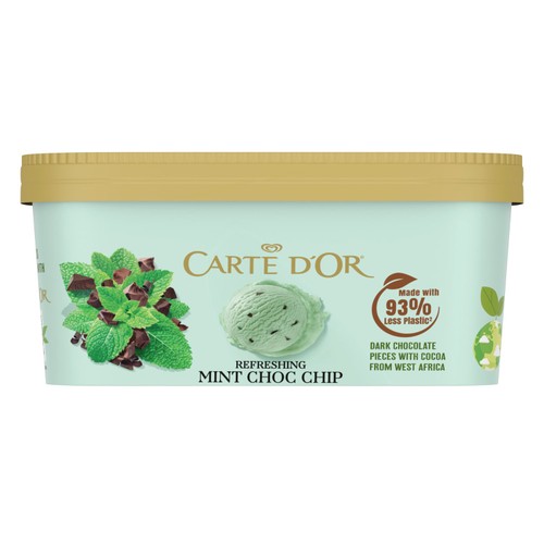 Carte D'Or Refreshing Mint Choc Chip Ice Cream Tub thumbnail 4