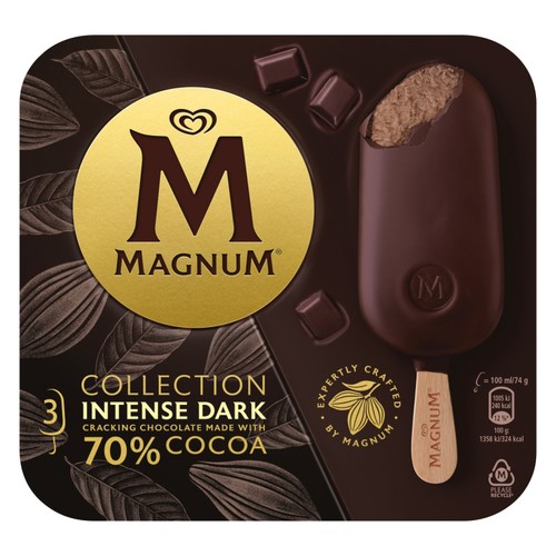 Magnum Collection Intense Dark Chocolate Ice Cream Sticks thumbnail 2