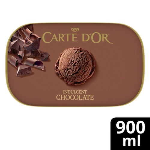 Carte D'or Indulgent Chocolate Ice Cream Dessert Tub