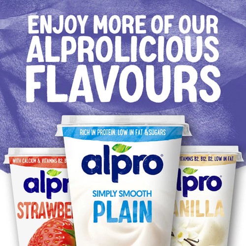 Alpro Blueberry Dairy Free Soya Yoghurt Alternative thumbnail 4