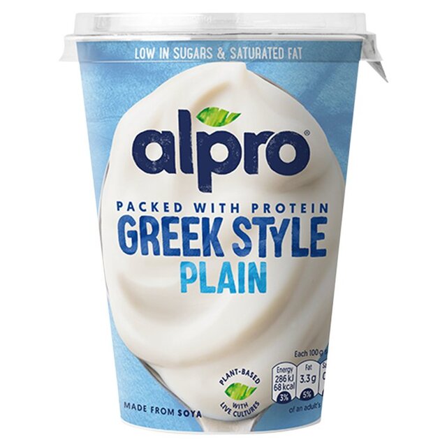 Alpro Greek Style Plain Yoghurt Alternative