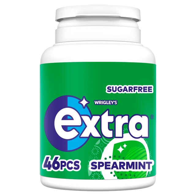 Extra Spearmint Sugarfree Chewing Gum Bottle