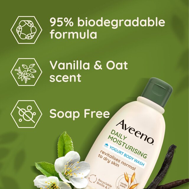 Aveeno Daily Moisturising Yoghurt Body Wash for Normal to Dry Skin thumbnail 10
