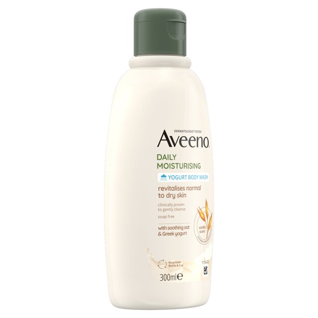 Aveeno Daily Moisturising Yoghurt Body Wash for Normal to Dry Skin thumbnail 2