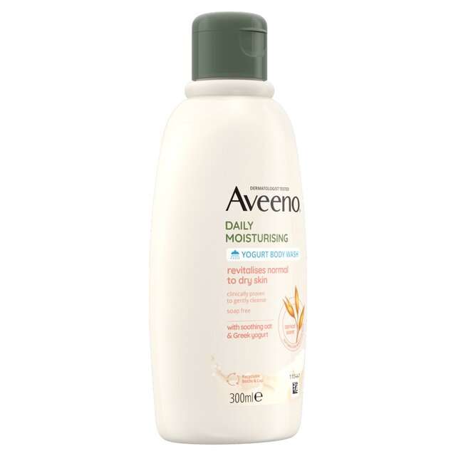 Aveeno Daily Moisturising Yogurt Body Wash with Apricot Scent thumbnail 2