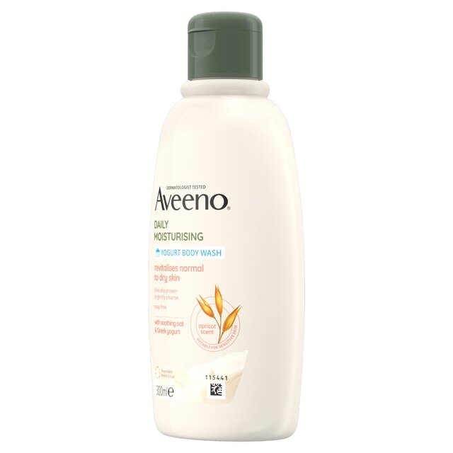Aveeno Daily Moisturising Yogurt Body Wash with Apricot Scent thumbnail 3