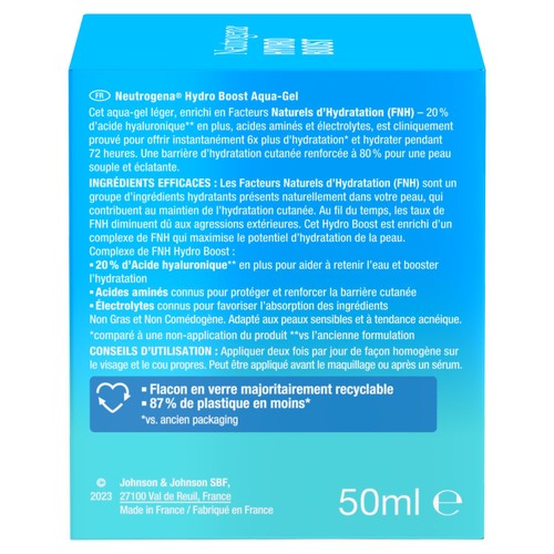Neutrogena Hydro Boost Hydrating Water Gel Moisturiser 50ml thumbnail 9