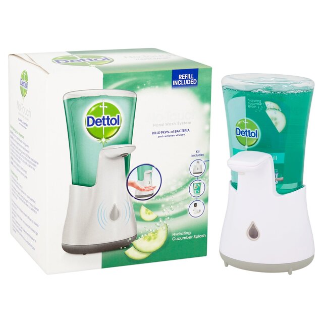 Dettol No-Touch Antibacterial Hand Wash System Hydrating Cucumber Splash thumbnail 2