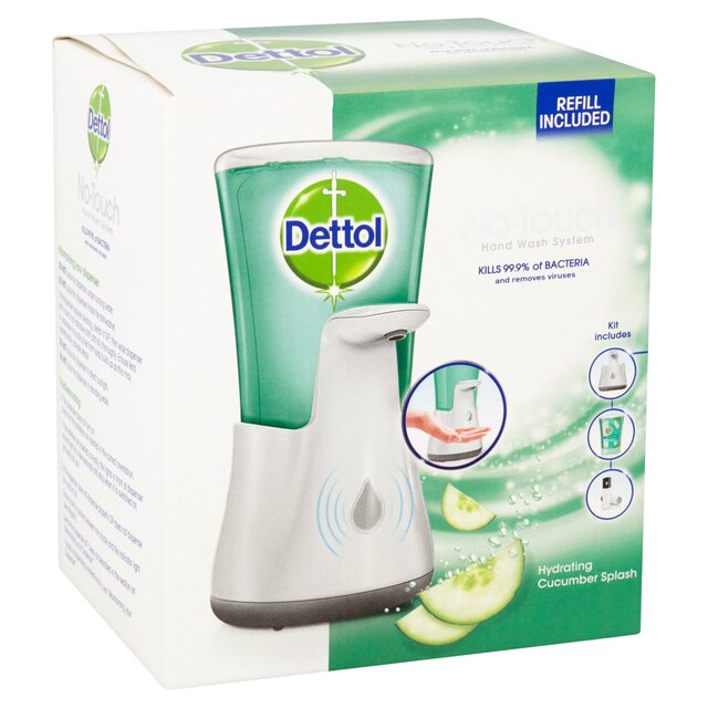 Dettol No-Touch Antibacterial Hand Wash System Hydrating Cucumber Splash thumbnail 3