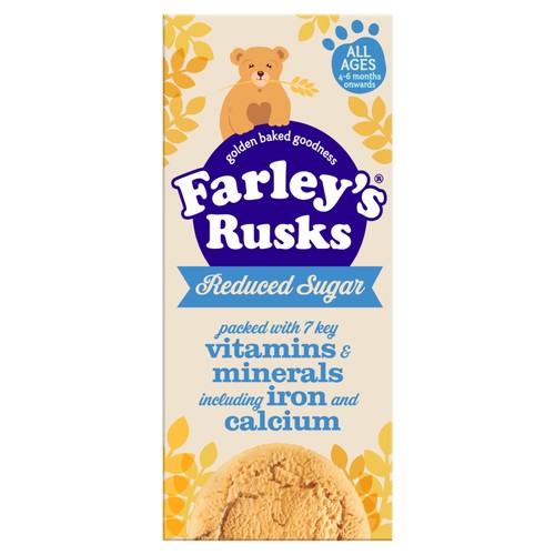 Heinz Farley's Reduced Sugar Rusks 6 months+ 9 pack