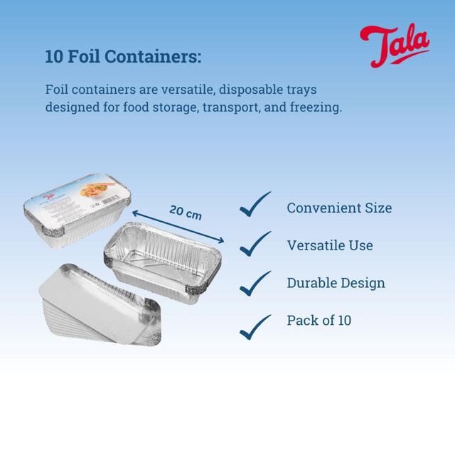 Tala Foil Container with Lids 20cm thumbnail 3