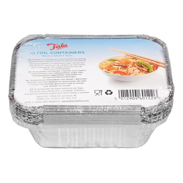 Tala Foil Container with Lids 15cm
