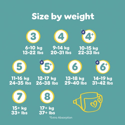 Pampers Baby-Dry Nappies, Size 7 (15kg+) Essential Pack thumbnail 10