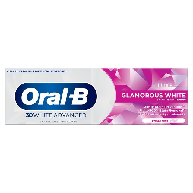 Oral-B 3D White Luxe Glamorous White Toothpaste thumbnail 3