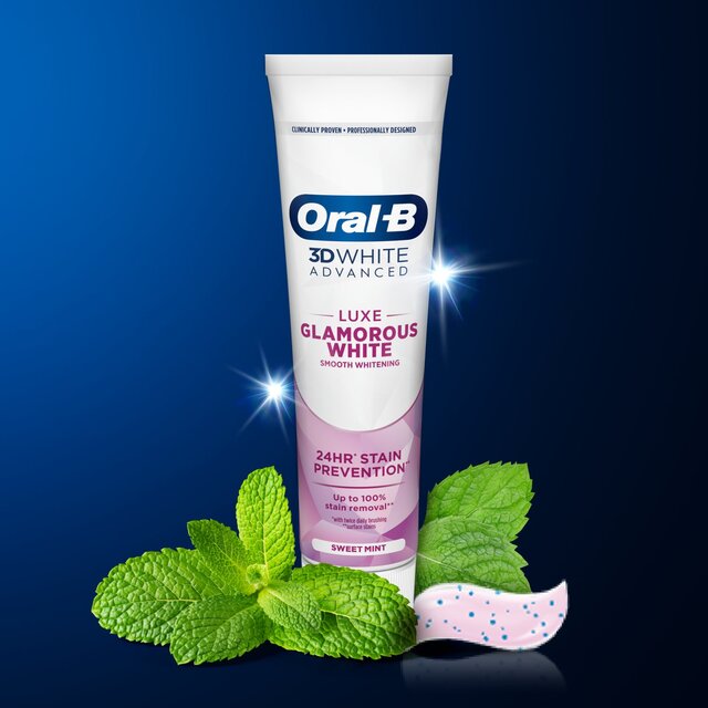 Oral-B 3D White Luxe Glamorous White Toothpaste thumbnail 6