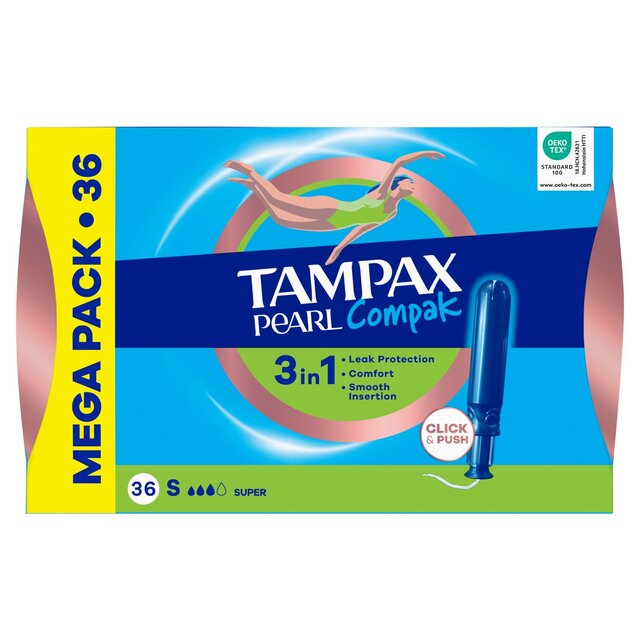 Tampax Pearl Compak Super Tampons