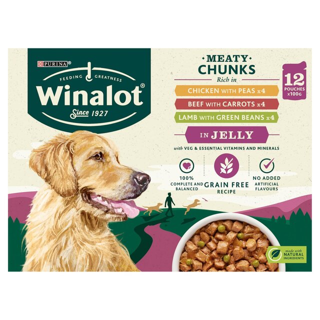 Winalot Dog Food Pouches Mixed in Jelly thumbnail 2